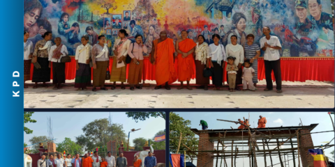 សទ្ធាជ្រះថ្លា! ព្រះគ្រូចៅអធិការវត្តឧត្តមសិក្ខារាម អំពាវនាវសប្បុរសជនចូលរួមមហាកុសលកសាងខ្លោងទ្វារ និងរបងវត្តថ្មីក្នុងខេត្តព្រៃវែង